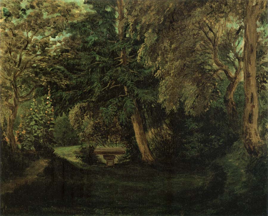 Eugene Delacroix George Sand-s Garden at Nohant